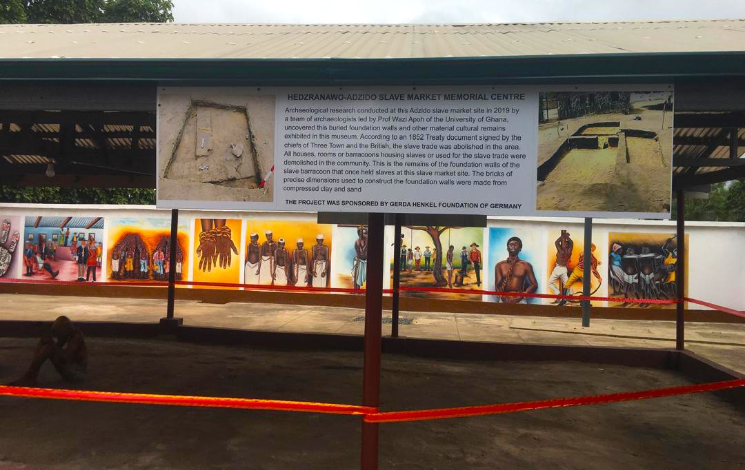 Front view of the Hedzranawo Slavery Museum